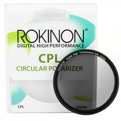 Rokinon Filtro 58mm Polarizador Circular Polarizer