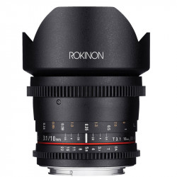 Rokinon Lente DS Cine Ultra Wide Angle 10mm T3.1 para EF Canon APS-C