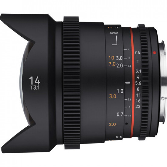 Rokinon DSX14-C  Lente DSX 14mm T3.1 para Canon