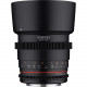 Rokinon DSX85-NEX Lente DSX Full Frame Telephoto 85mm T1.5 para Sony
