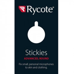 Rycote 100 almohadillas adhesivas Stickies Round Advanced  (100 stickies) 