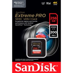 SanDisk SDHC/SDXC Extreme Pro 256 GB Class 10 UHS-1 U3 200MB/s