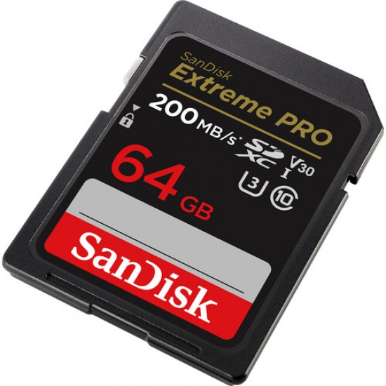 SanDisk SDHC/SDXC Extreme Pro 64GB UHS-1 U3 V30 200/90MB/s