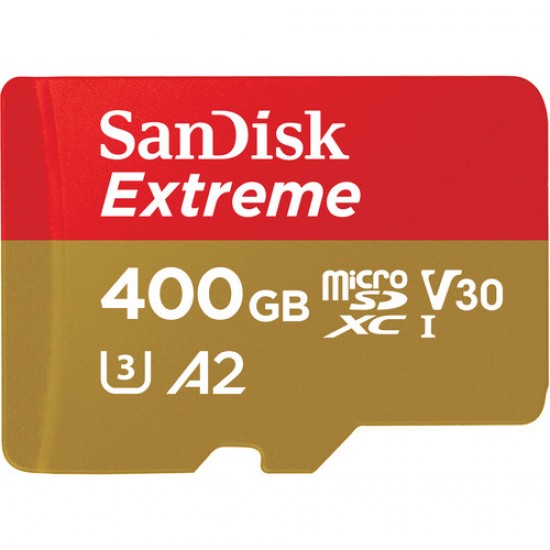 SanDisk microSDXC 400GB Extreme UHS-I Tarjeta de memoria V30