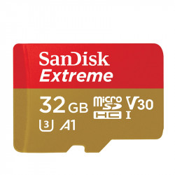 SanDisk MicroSD 32GB Extreme UHS-I  Tarjeta de memoria V30
