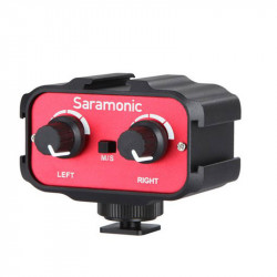 Saramonic SR-AX100 Adaptador 2 Canales 3.5mm 
