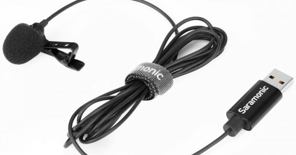 Microfono Lavalier USB omnidireccional Saramonic SR-ULM10