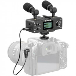 Saramonic CAMixer Kit de audio Dual Mic para cámaras DSLR y video