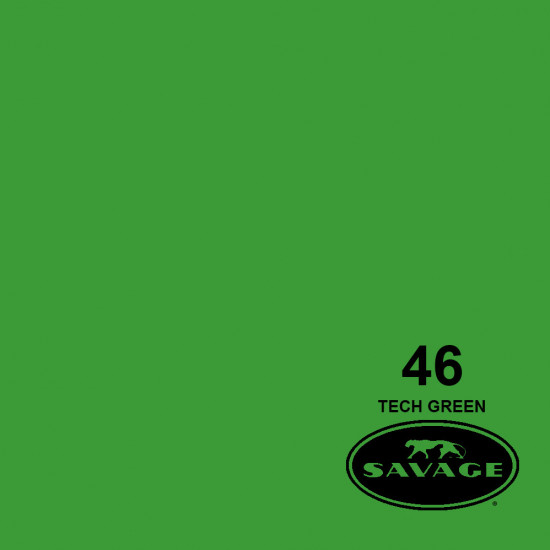 Savage Fondo de Papel "Tech Green" Chroma Verde para backdrop de 2,72 X 11 mts SAV-46