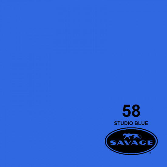 Savage Fondo de Papel "Studio Blue" Chroma Azul para backdrop de 2,72  x 11 mts SAV-58