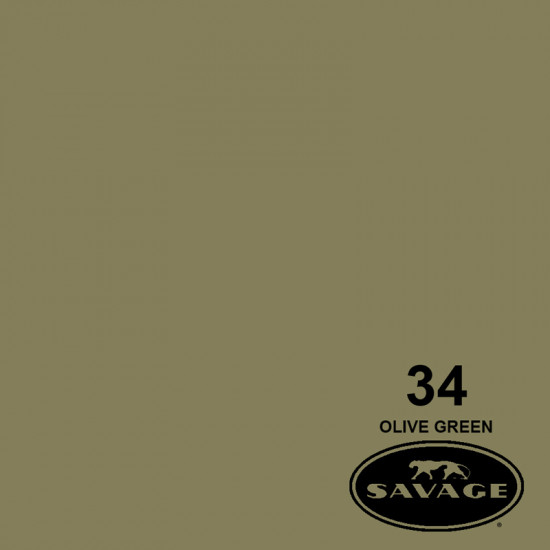 Savage Fondo de Papel "Olive Green"  para backdrop de 1,35  x 11 mts SAV-34