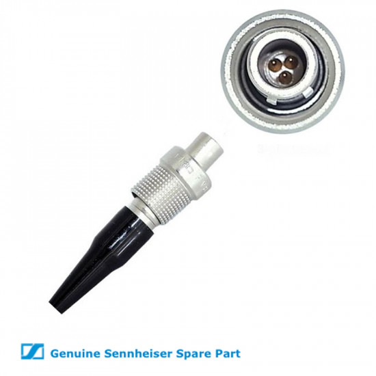 Sennheiser 049916 Conector Lemo 3-pin de repuesto para Serie 2000, 3000 y 5000 