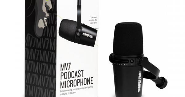 Microfono Profesional Shure Mv7-x Podcast Xlr Vocal Dinamico