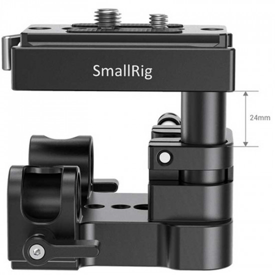 SmallRig 2092 Placa con Sistema de soporte de rieles Rods de 15 mm