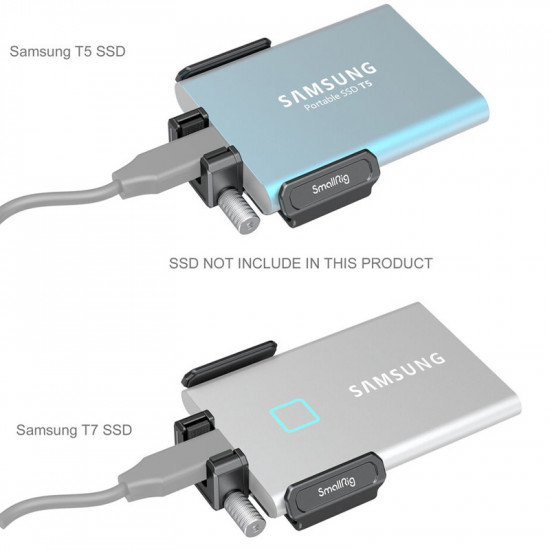 SmallRig – support universel pour SSD externe, pour Samsung T5, Angelbird  SSD2go - AliExpress