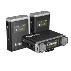 SmallRig Sistema inalámbrico de 2 Micrófonos 2.4 digital  