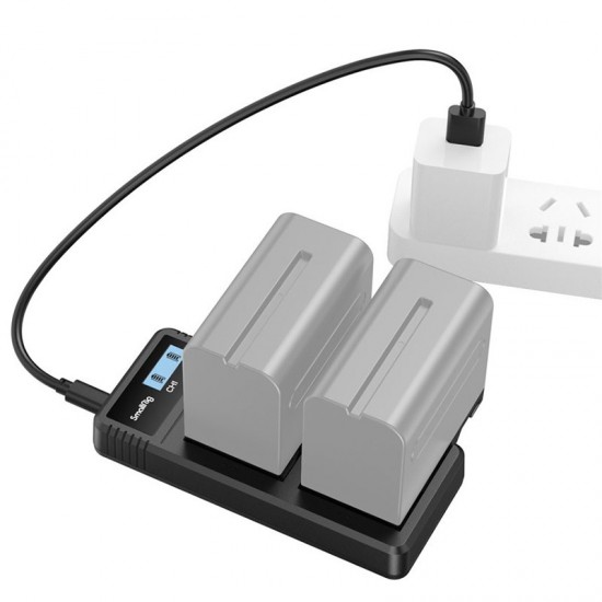 SmallRig 4086 Cargador USB para baterías Serie L 