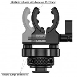 SmallRig BSM2352 Soporte para micrófonos con zapata 