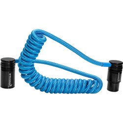 Kondor Blue Cable XLR de 30 a 60cm XLR3F a XLR3M coiled 
