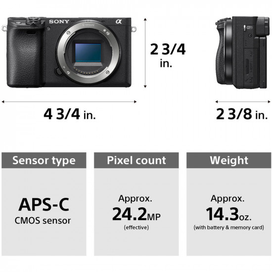 Sony Cámara compacta CMOS Sensor (cuerpo)