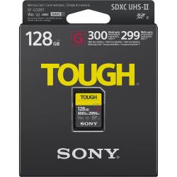 Sony SF-G128T/T1 Tarjeta Tough Series UHS-II SDXC de 128 GB