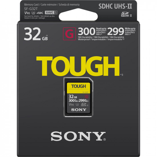 Sony SF-G32T/T1 Tarjeta Tough Series UHS-II SDXC de 32 GB