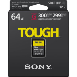 Sony SF-G64T/T1 Tarjeta Tough Series UHS-II SDXC de 64 GB
