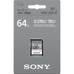 Sony SF-E64T/T1 Tarjeta UHS-II SDXC 64 GB V30