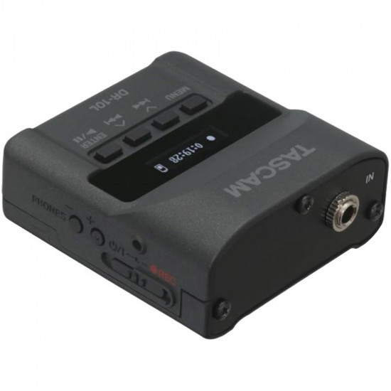 Tascam DR-10L Grabadora de audio digital Tascam con micrófono lavalier