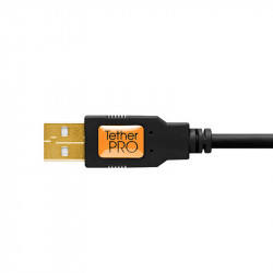 Tether Tools CU5430BLK Cable USB 2.0 A Male a Micro-B 5-Pin de 4.60mts Black