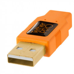 Tether Tools CU8015 Cable USB 2.0 A Male a Mini-B 8-Pin de 4.60mts  (open box)