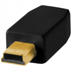 Tether Tools CU5450 Cable USB 2.0 a Mini-B 5-Pin de 4.60mts negro