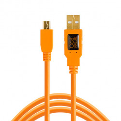 Tether Tools CU5407 Cable USB 2.0 a Mini-B 5-Pin de 1.80mts Naranja