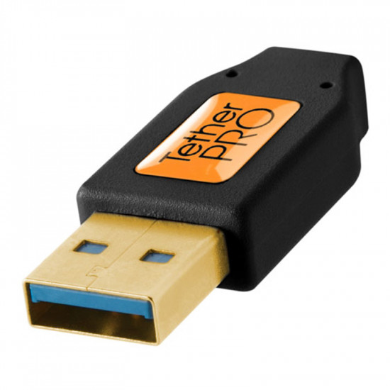 Tether Tools CU5402 -BLK Cable USB 2.0 A Male a Mini-B 5-Pin de 30cm 