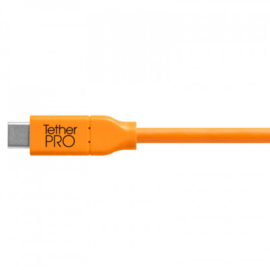 Tether Tools CUC31R-ORG Cable USB-C a USB-C en L  9.4mts 