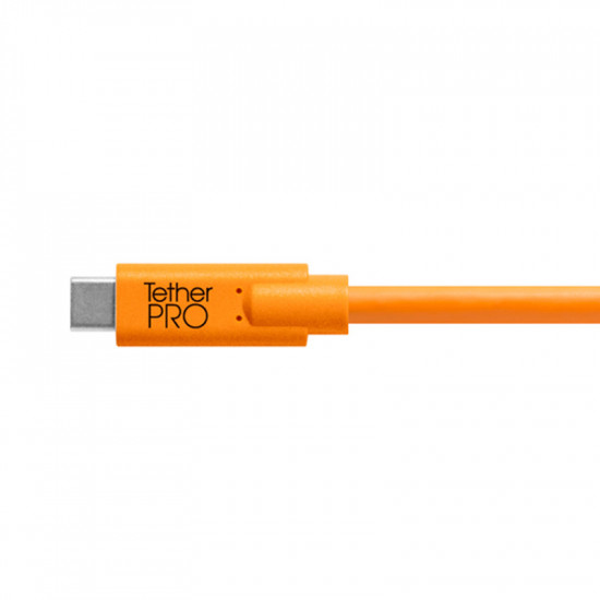 Tether Tools CUC2515-ORG Cable USB -C Male a Micro-B 5-Pin de 4.60mts 