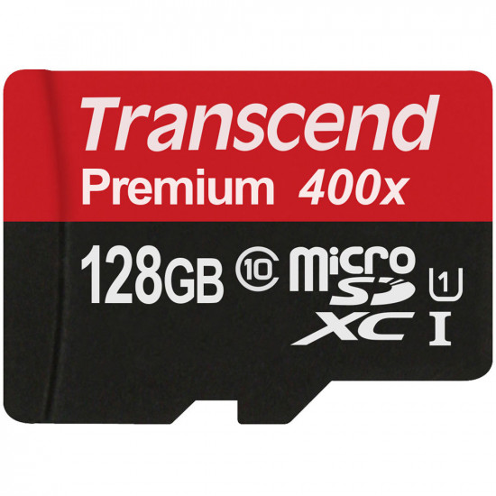 Transcend MicroSDXC 128GB Premium Class 10 60MB/s  400x
