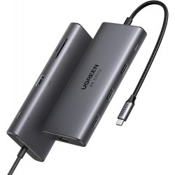 Cargador UGREEN P/auto 2PT USB 36W Carga rapida USB (10144) - Mesajil