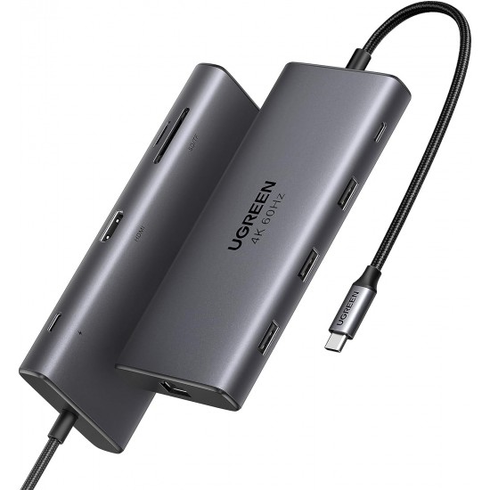 Adaptador USB tipo C a HDMI para Macbook Pro/Air Thunderbolt 3, HUB 4K,  puerto USB 3,0, entrega de energía USB-C - AliExpress
