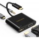CableCreation Hub USB-C a HDMI + adaptador VGA (PD)