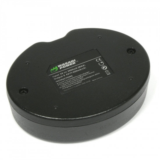 Wasabi BLF-19 2 Baterías y Cargador Doble USB para Panasonic