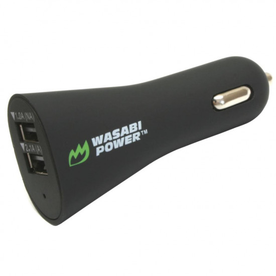 Wasabi Cargador de auto con dos salidas USB 