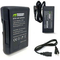 Wasabi Bateria Power V-mount 95W/h con cargador