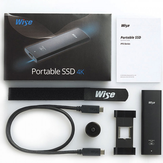 Wise PTS-512 Portable & Cinema USB 3.1 Gen 2 SSD 512GB