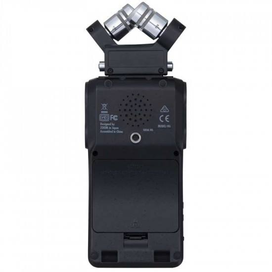 Zoom H6 Black Grabador Portátil 6 canales con 4 XLR y Mic Stereo XY