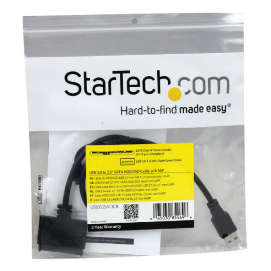 Startech Cable adaptador de 2.5" SATA III a USB 3.1