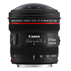 Canon Lente  EF 8-15mm f/4L Fisheye (open box)