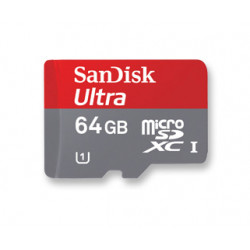 SanDisk MicroSD 64GB Tarjeta de memoria (Clase 10)