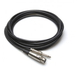 Hosa MCH-110 Cable Audio PLUG 1/4" TS  a XLR hembra de 3mts 22AWG