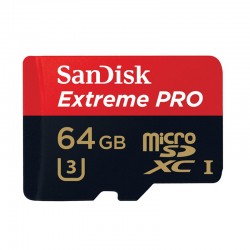 SanDisk MicroSDXC Extreme Pro 64GB Class 10 95MB/s 4K Ultra HD